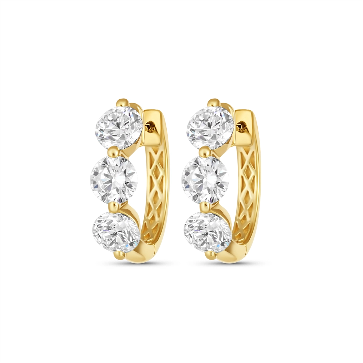 Earrings Earrings in Yellow Gold containing Diamond 459876