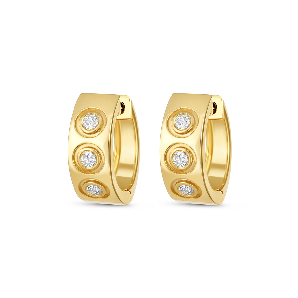 Earrings Earrings in Yellow Gold containing Diamond 459878
