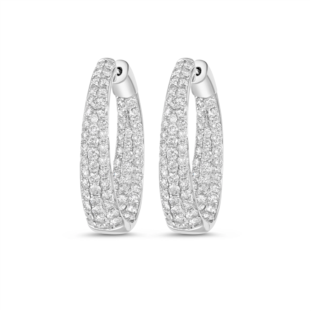 Earrings Earrings in Platinum/Palladium containing Diamond 459902