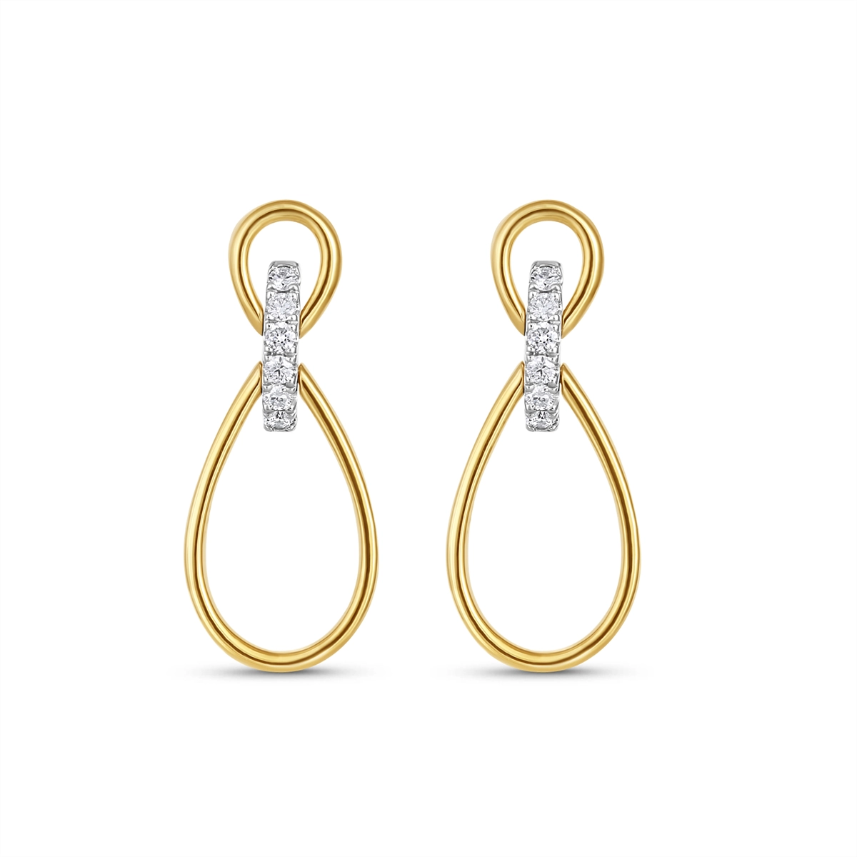 Earrings Earrings in Yellow Gold containing Diamond 459906