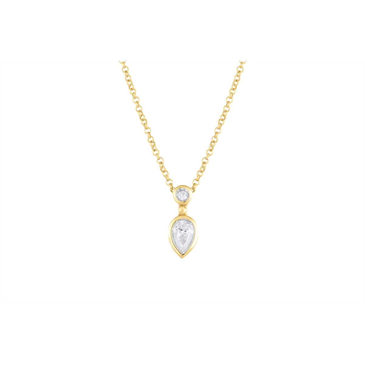 Necklaces Necklaces in Yellow Gold containing Diamond 459977
