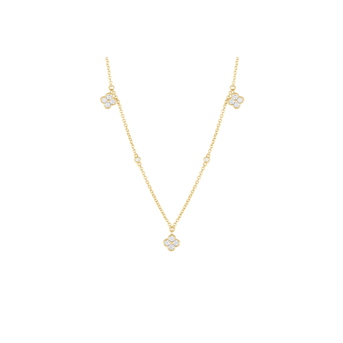 Necklaces Necklaces in Yellow Gold containing Diamond 459980