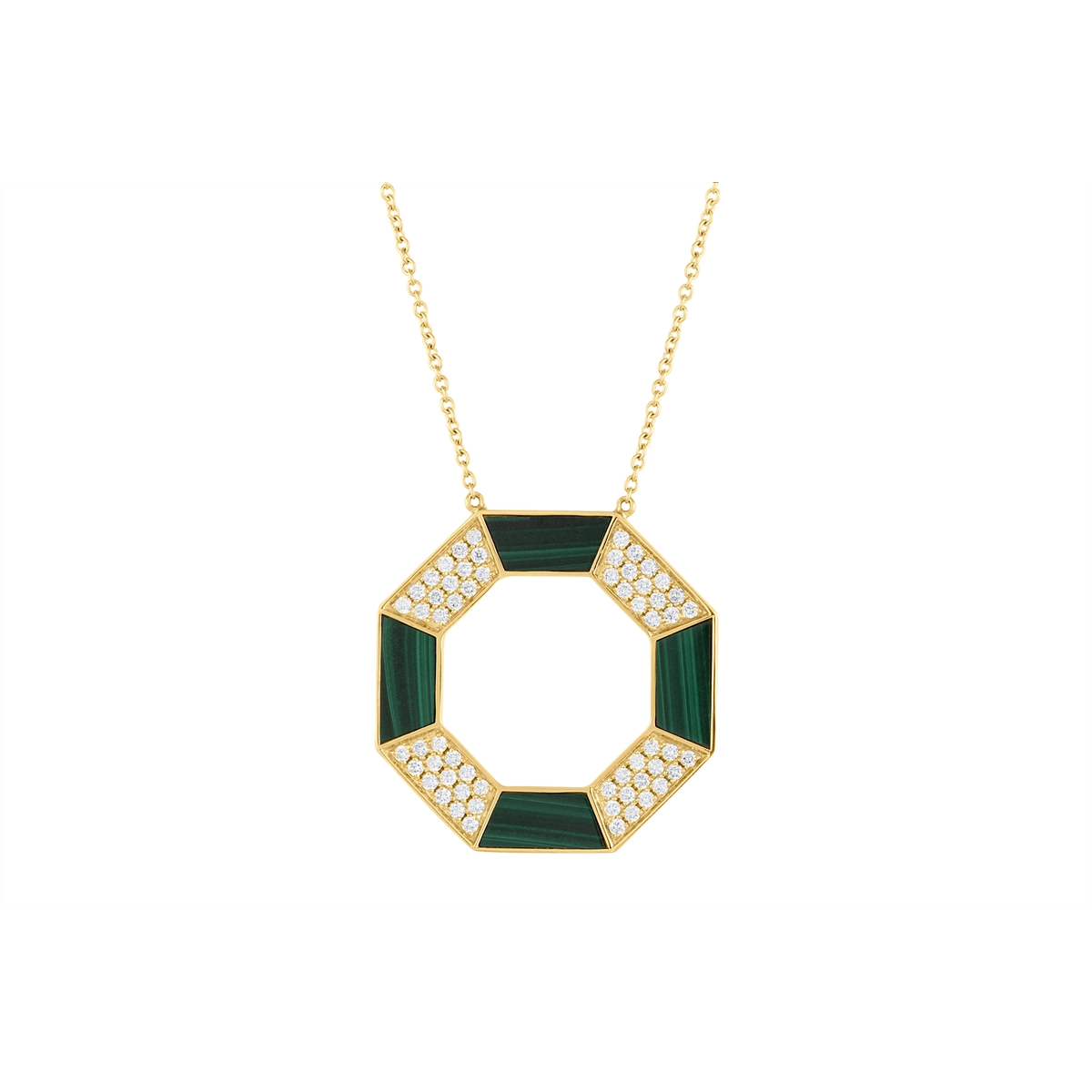 Necklaces Necklaces in Yellow Gold containing Multi-gemstone, Diamond 459985