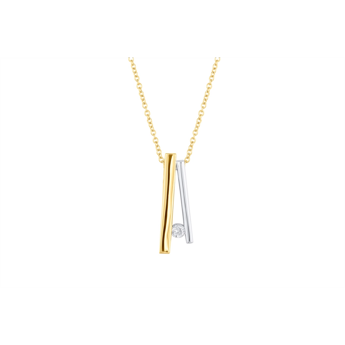 Necklaces Necklaces in Mixed Metals containing Diamond 459986