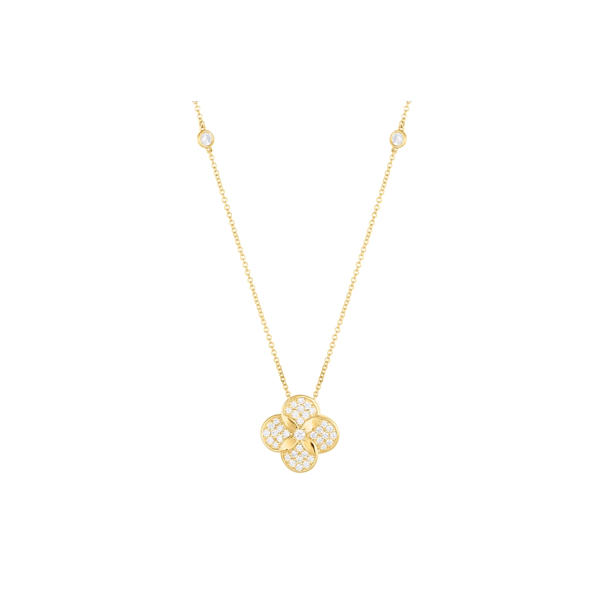 Necklaces Necklaces in Yellow Gold containing Diamond 459997