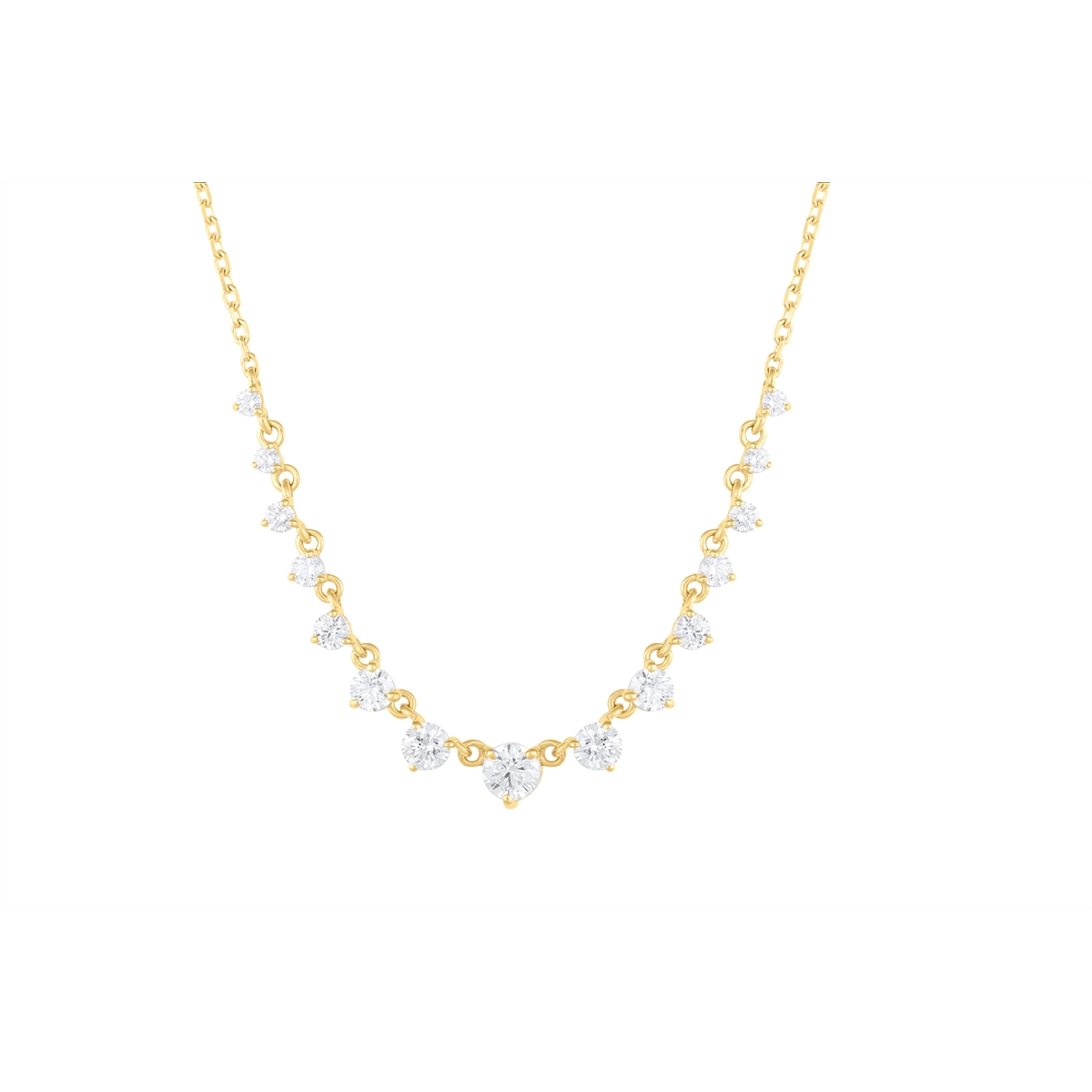 Necklaces Necklaces in Yellow Gold containing Diamond 459998