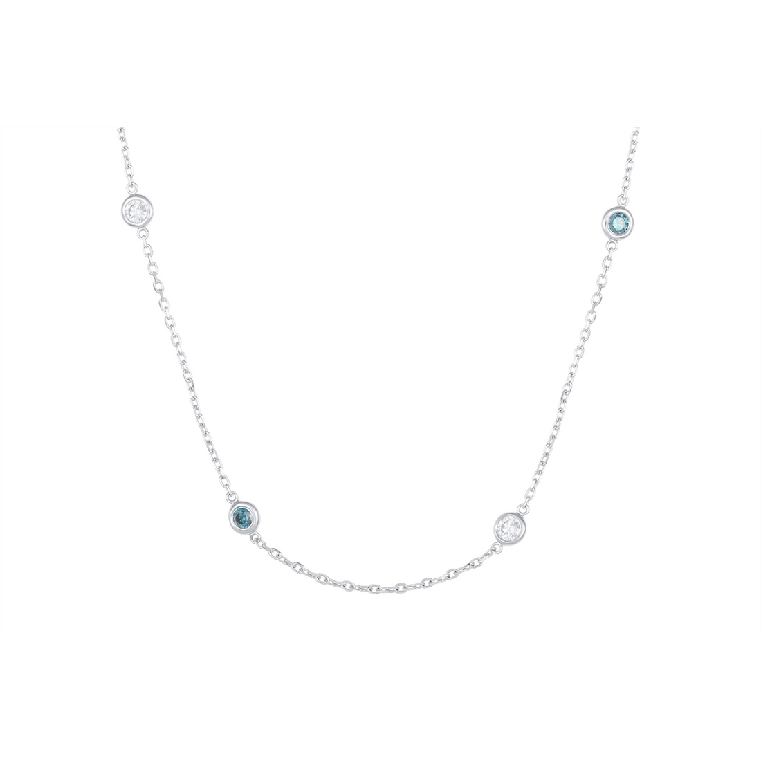 Necklaces Necklaces in White Gold containing Diamond 460001
