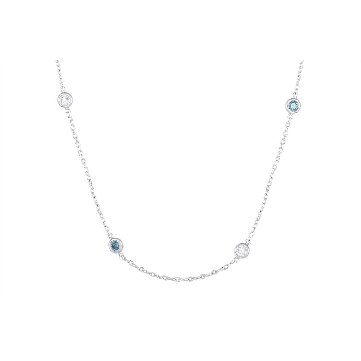 Necklaces Necklaces in White Gold containing Diamond 460001