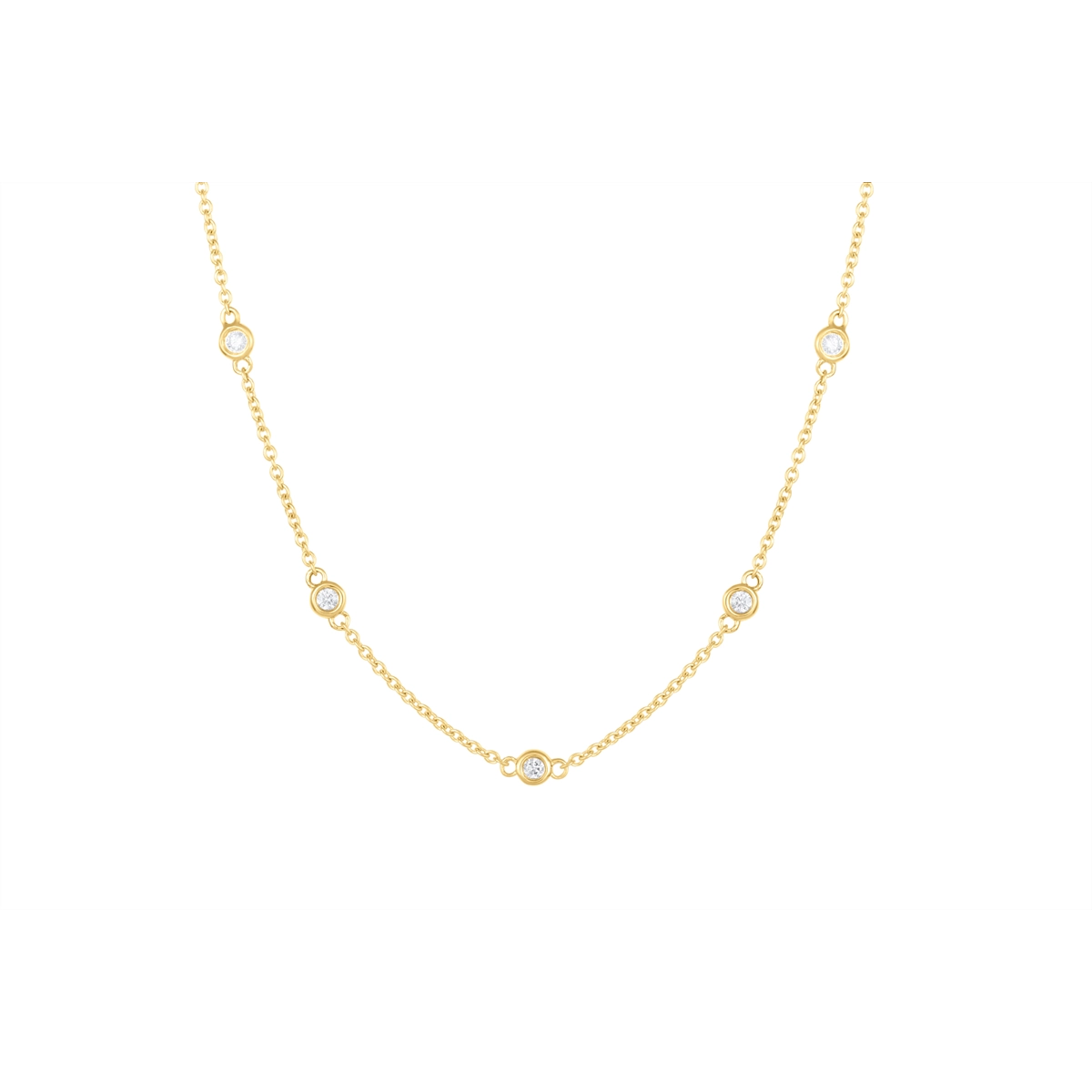 Necklaces Necklaces in Yellow Gold containing Diamond 460002