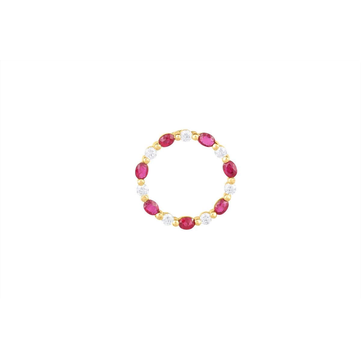 Pendants Pendants in Yellow Gold containing Multi-gemstone, Diamond 460003