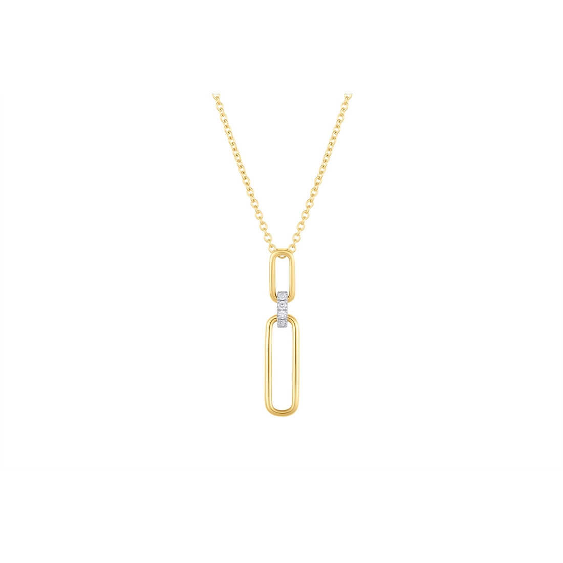 Necklaces Necklaces in Mixed Metals containing Diamond 460018