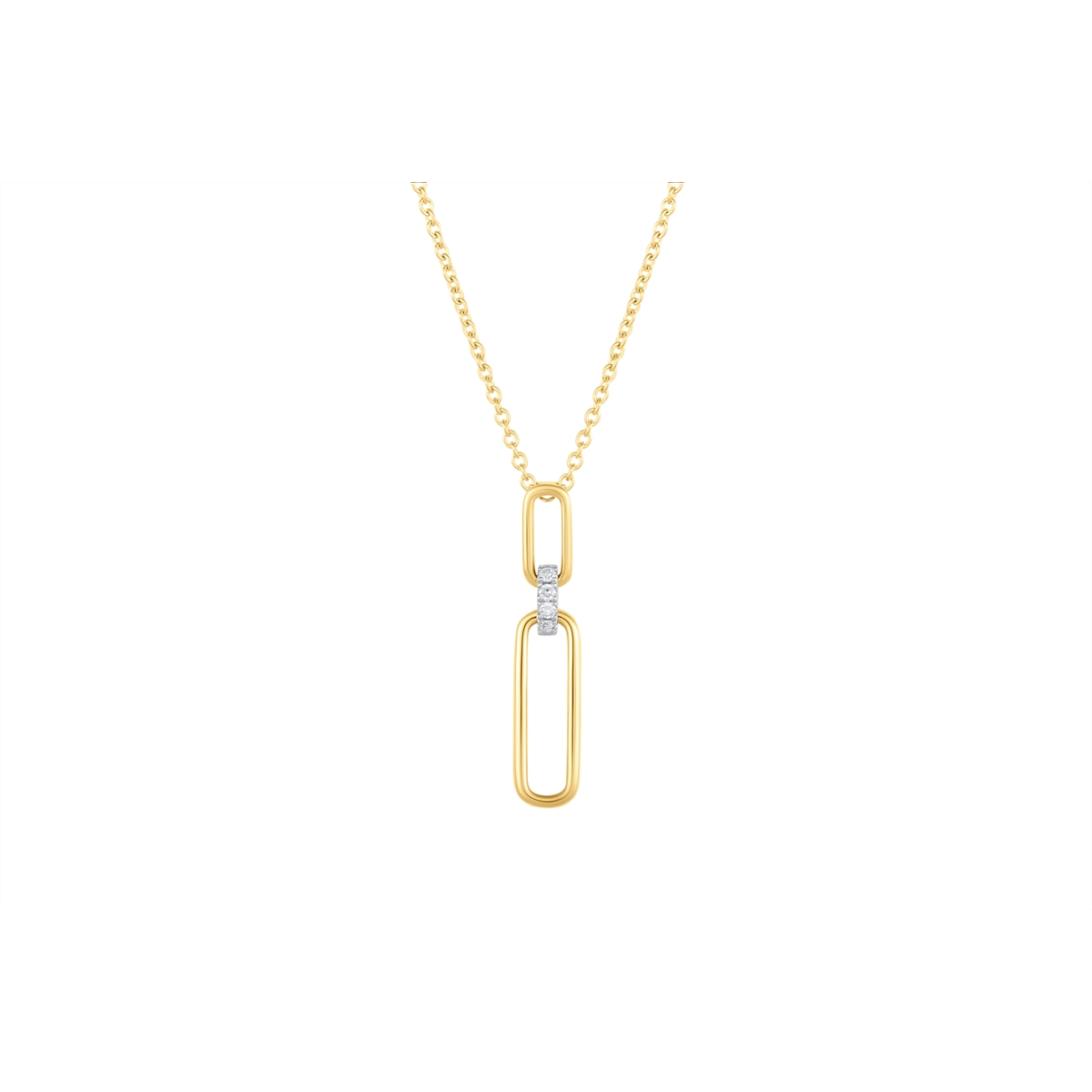 Necklaces Necklaces in Mixed Metals containing Diamond 460018
