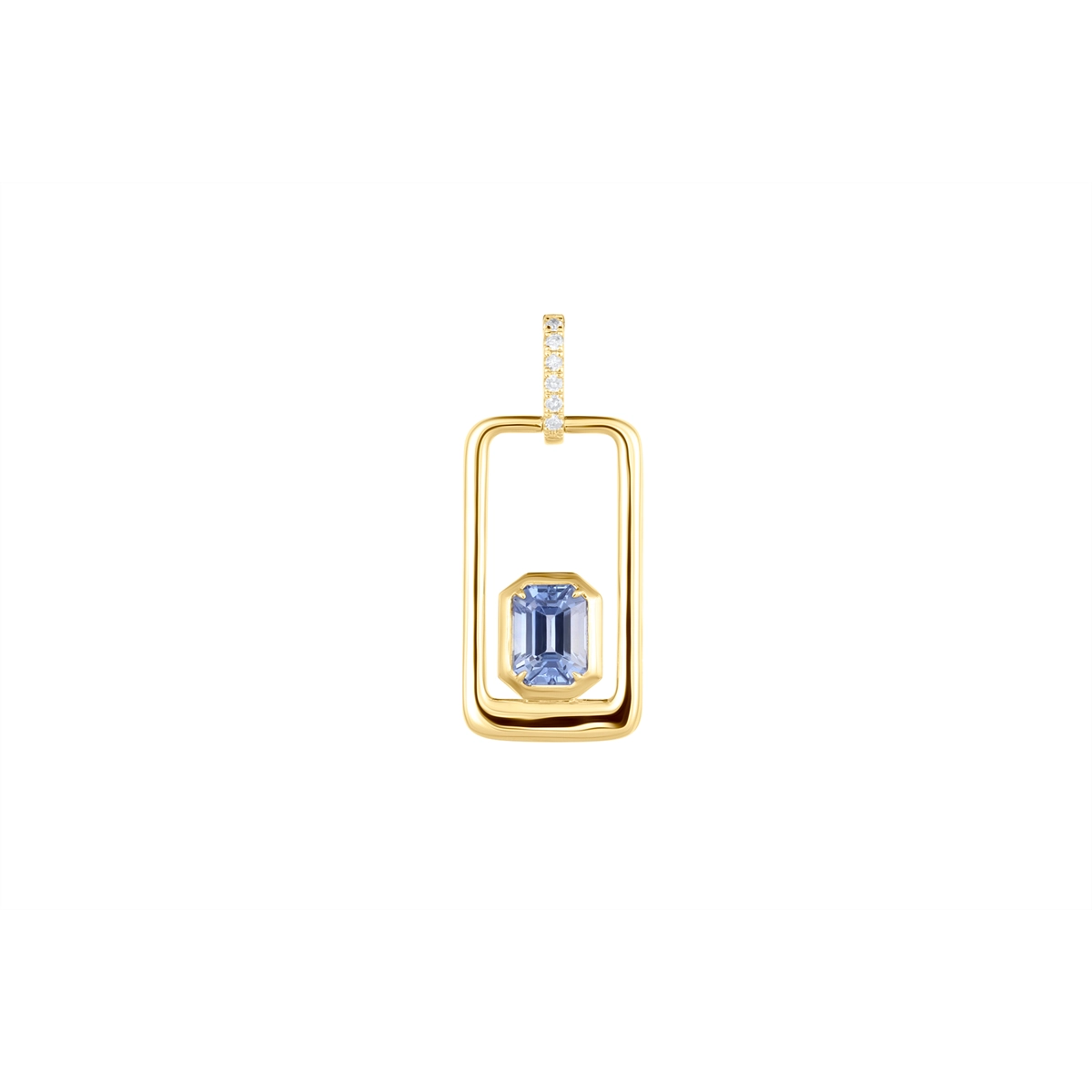 Pendants Pendants in Yellow Gold containing Multi-gemstone, Diamond, Sapphire 460020