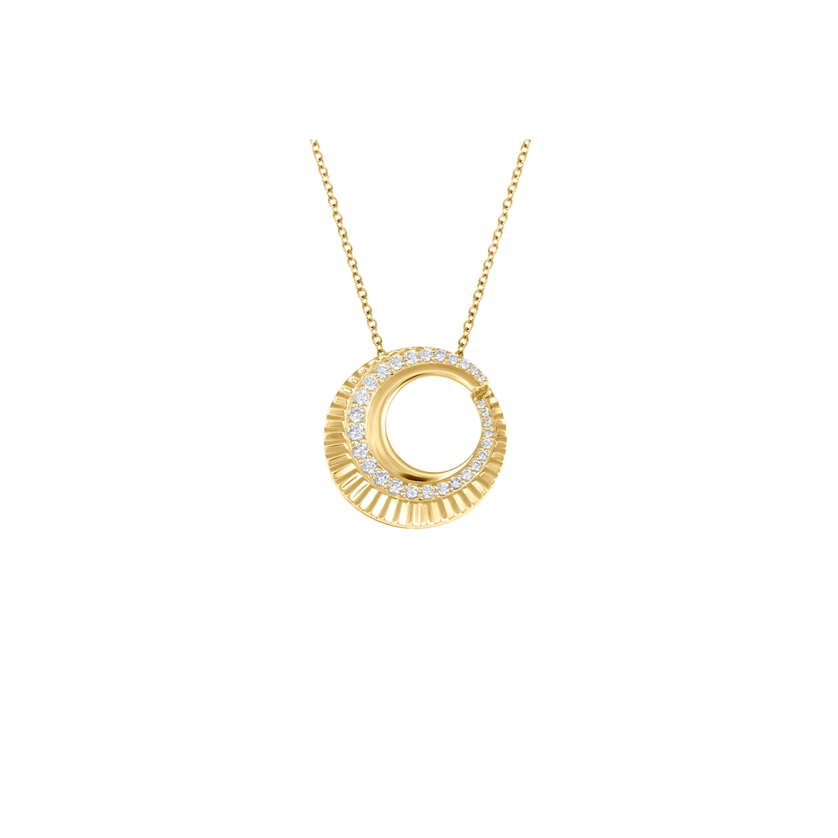 Pendants Pendants in Yellow Gold containing Diamond 460030
