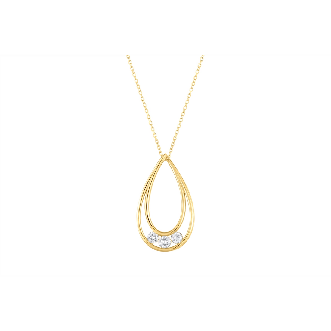 Necklaces Necklaces in Yellow Gold containing Diamond 460031