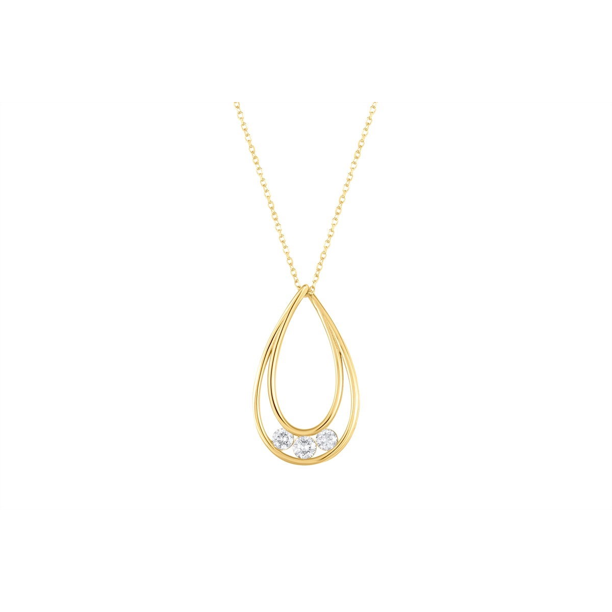 Necklaces Necklaces in Yellow Gold containing Diamond 460031