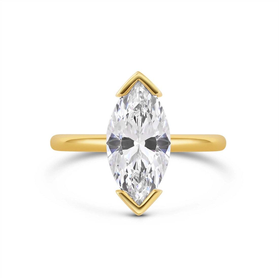 A. Jaffe Engagement Rings in Yellow Gold MECMQ2953L/250