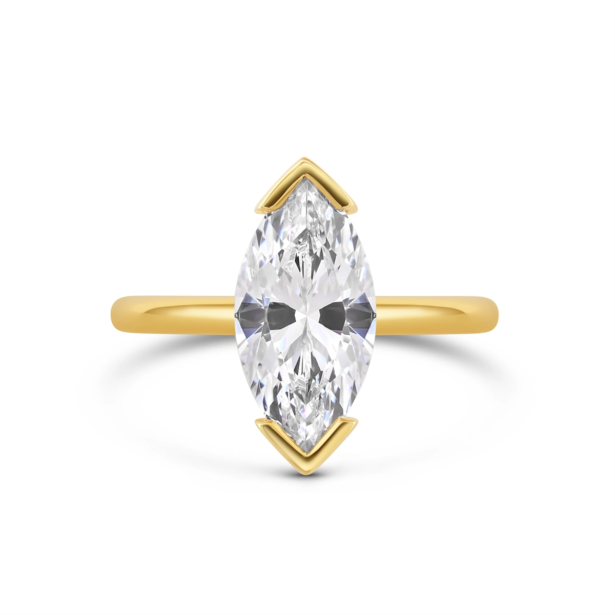 A. Jaffe Engagement Rings in Yellow Gold MECMQ2953L/250