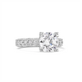 Tacori Engagement Rings in Platinum/Palladium containing Diamond HT 2530 A 4MM 1/2X PLT