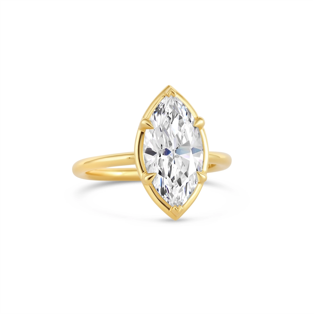 Tacori Engagement Rings in Yellow Gold containing Diamond 404 1.7 MQ 14.5X7.5 Y