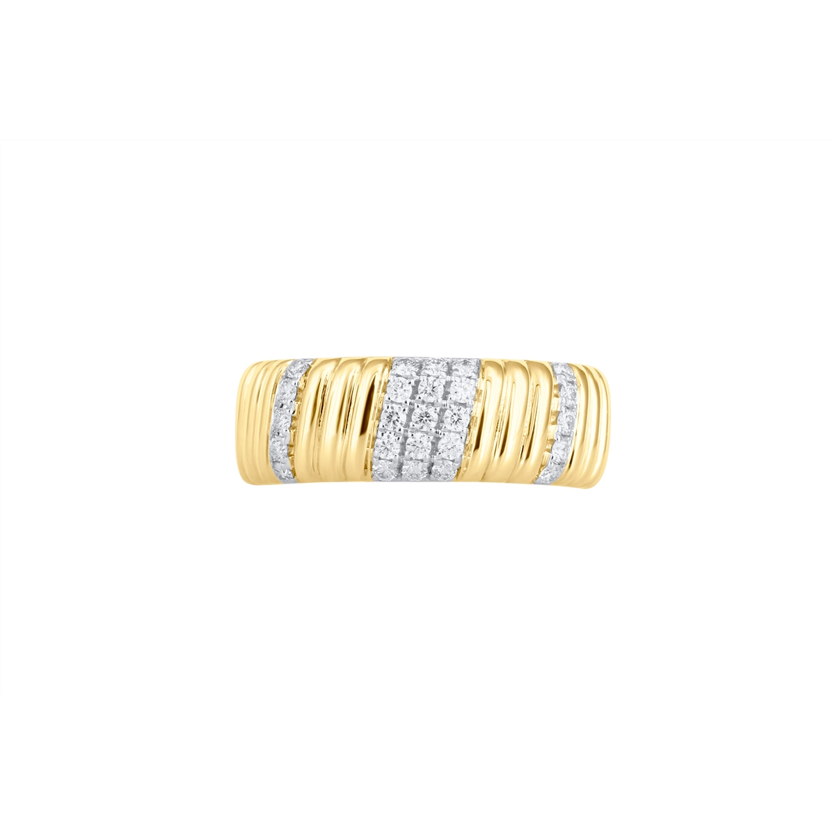 Wedding Bands Wedding Rings in Yellow Gold containing Diamond 460140
