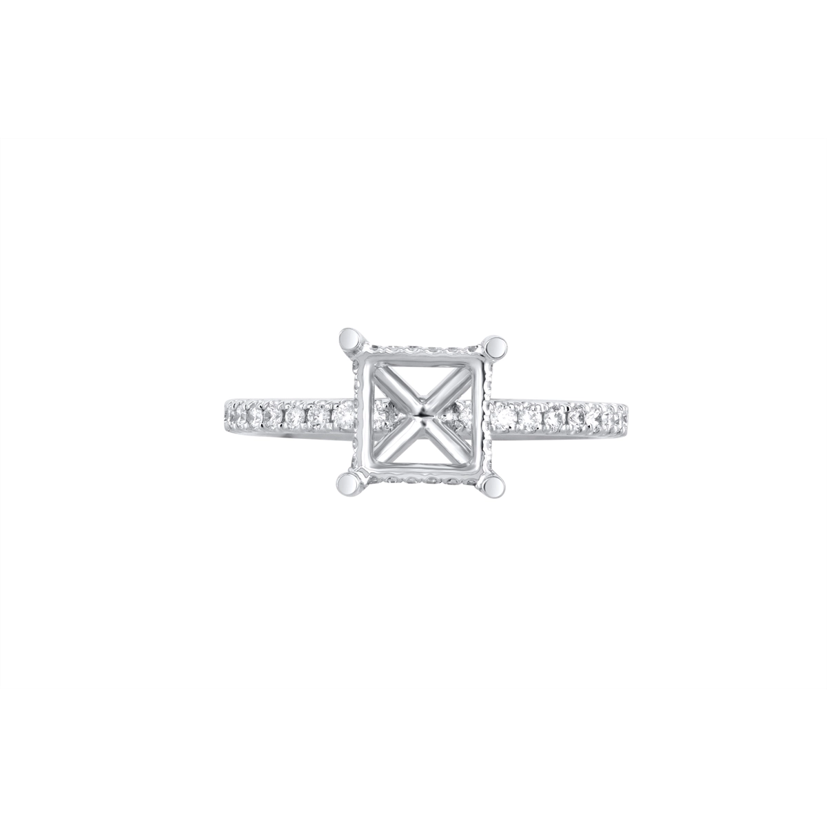 Engagement Collections Engagement Rings in Platinum/Palladium containing Diamond 460148