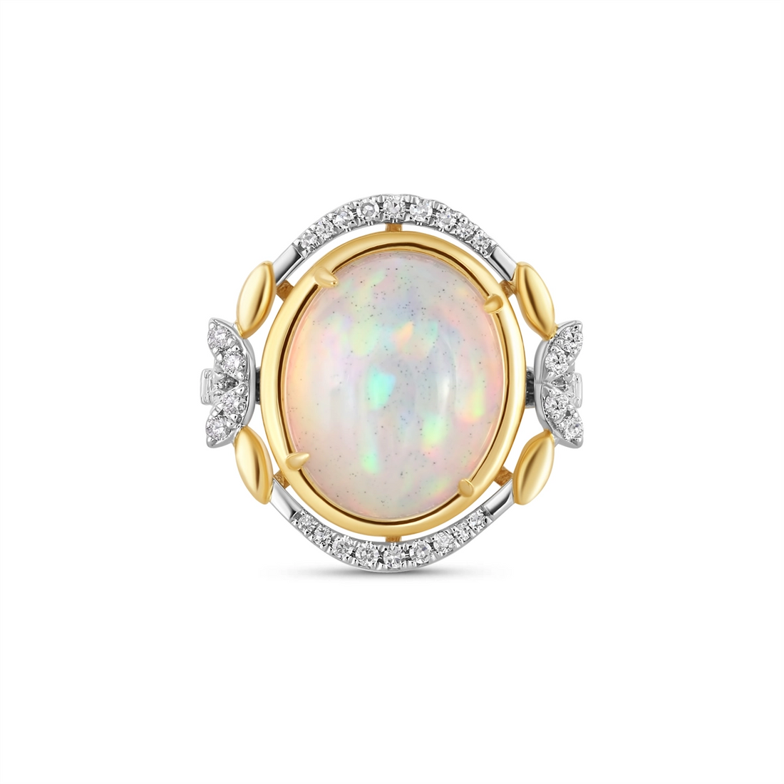Rings Rings in Mixed Metals containing Opal, Multi-gemstone, Diamond 460154