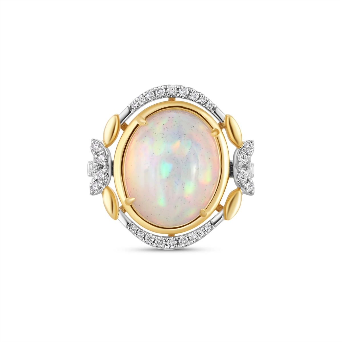 Rings Rings in Mixed Metals containing Opal, Multi-gemstone, Diamond 460154