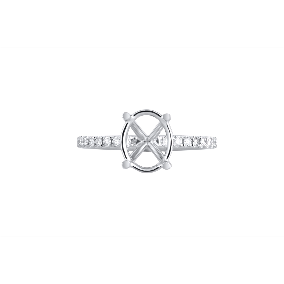 Engagement Collections Engagement Rings in Platinum/Palladium containing Diamond 460156