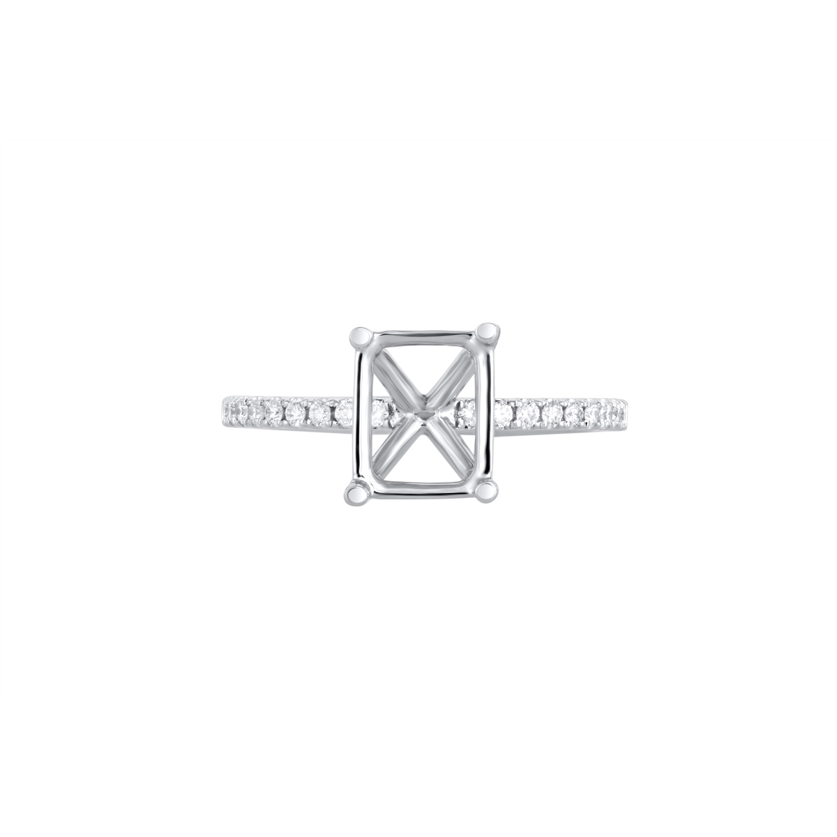 Engagement Collections Engagement Rings in Platinum/Palladium containing Diamond 460157