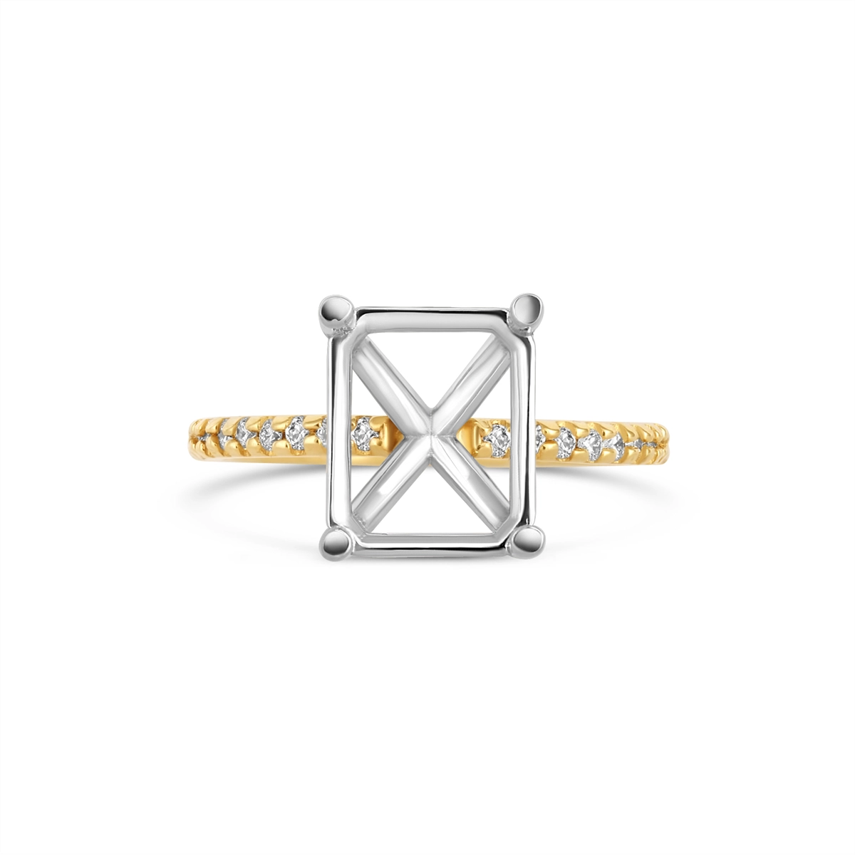 Engagement Collections Engagement Rings in Mixed Metals containing Diamond 460159