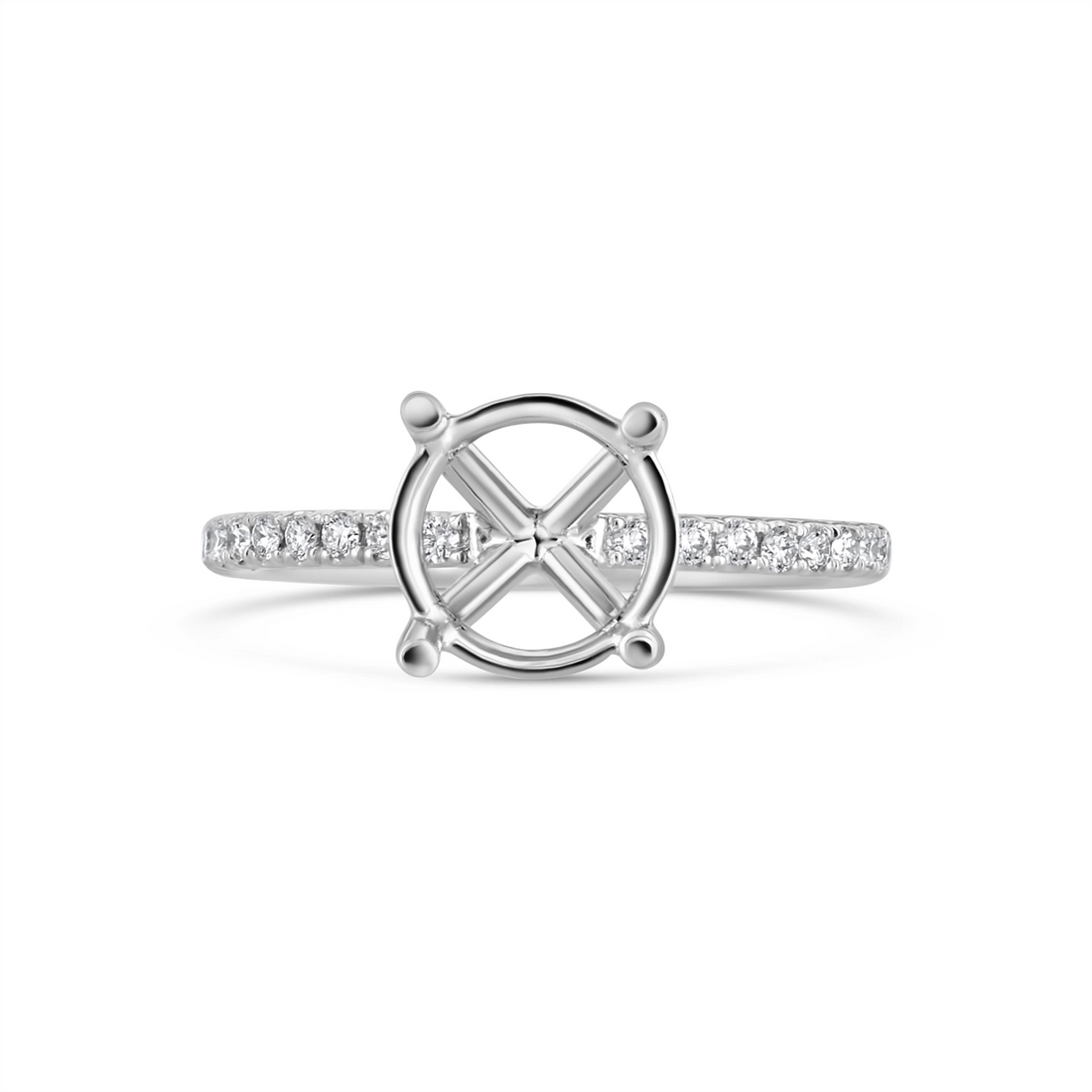 Engagement Collections Engagement Rings in Platinum/Palladium containing Diamond 460160
