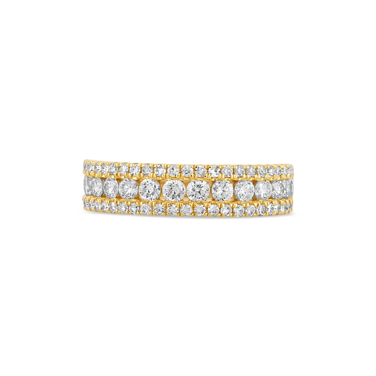 Wedding Bands Wedding Rings in Yellow Gold containing Diamond 460164