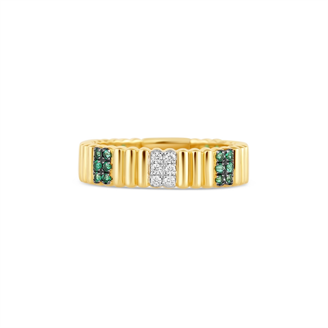 Rings Rings in Yellow Gold containing Multi-gemstone, Diamond, Emerald 460172