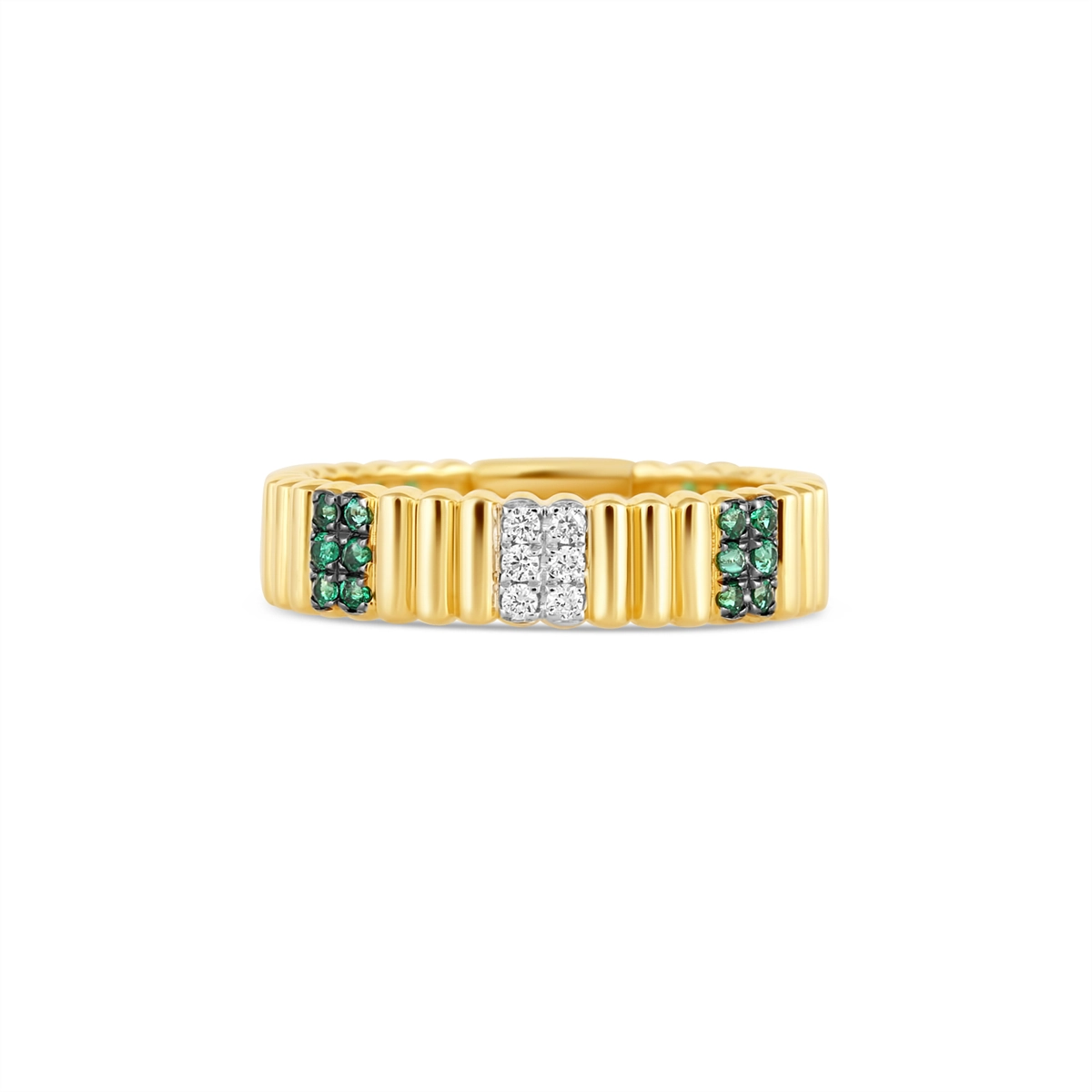 Rings Rings in Yellow Gold containing Multi-gemstone, Diamond, Emerald 460172
