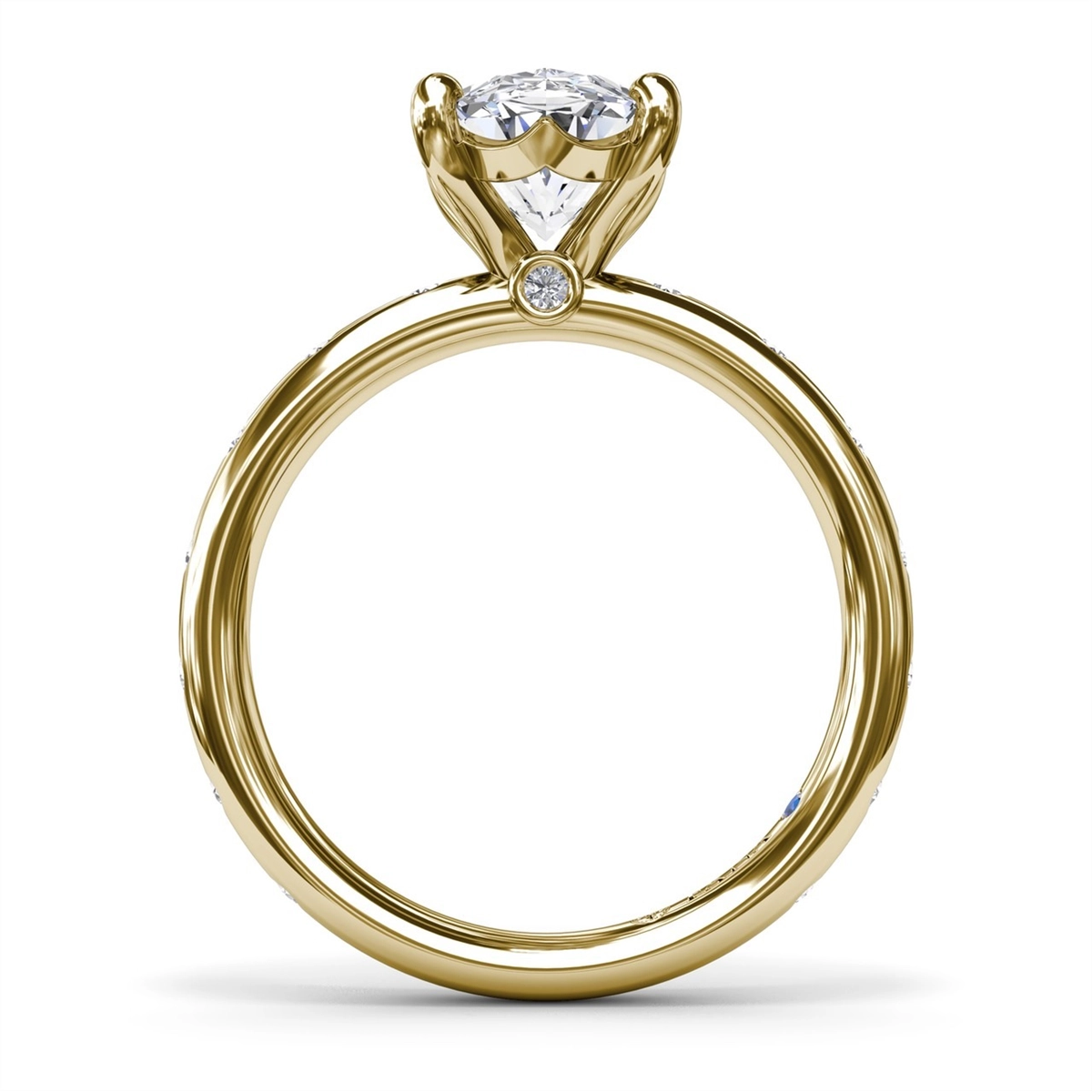 Fana Engagement Rings in Yellow Gold containing Diamond S4360-2_5CT-OV-14KY