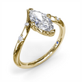 Fana Engagement Rings in Yellow Gold containing Diamond S4368-2_0CT-MQ-14KY