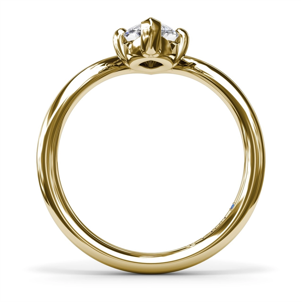 Fana Engagement Rings in Yellow Gold S4369-2_5CT-MQ-14KY