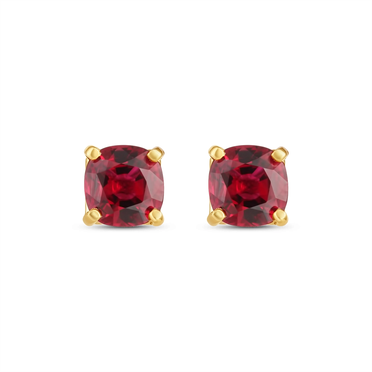 Earrings Earrings in Yellow Gold containing Ruby 460482