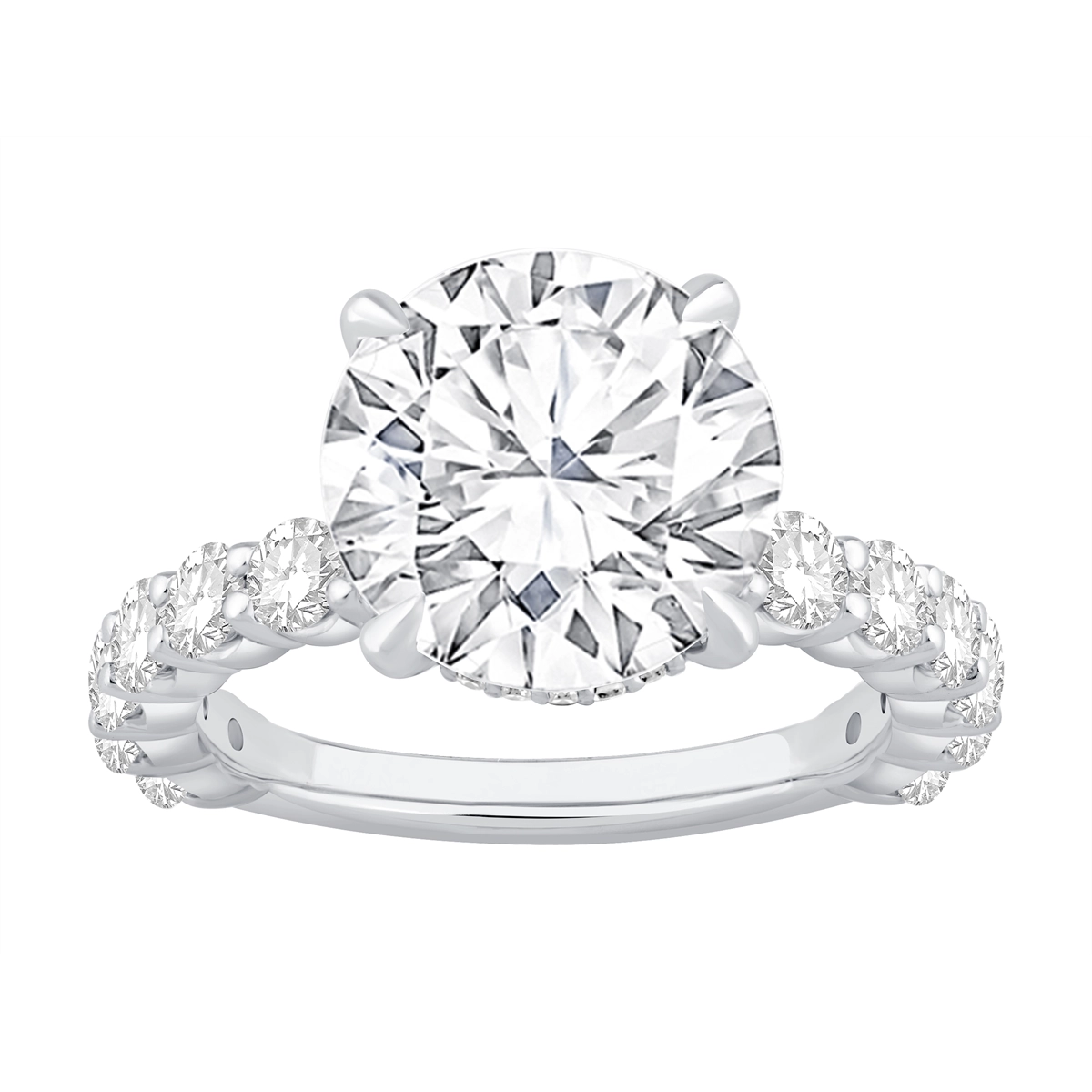 Engagement Collections Engagement Rings in Platinum/Palladium containing Diamond 460565