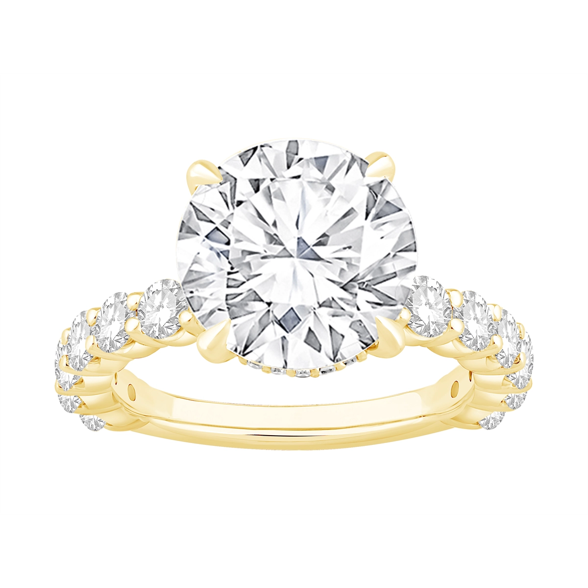 Engagement Collections Engagement Rings in Yellow Gold containing Diamond 460566