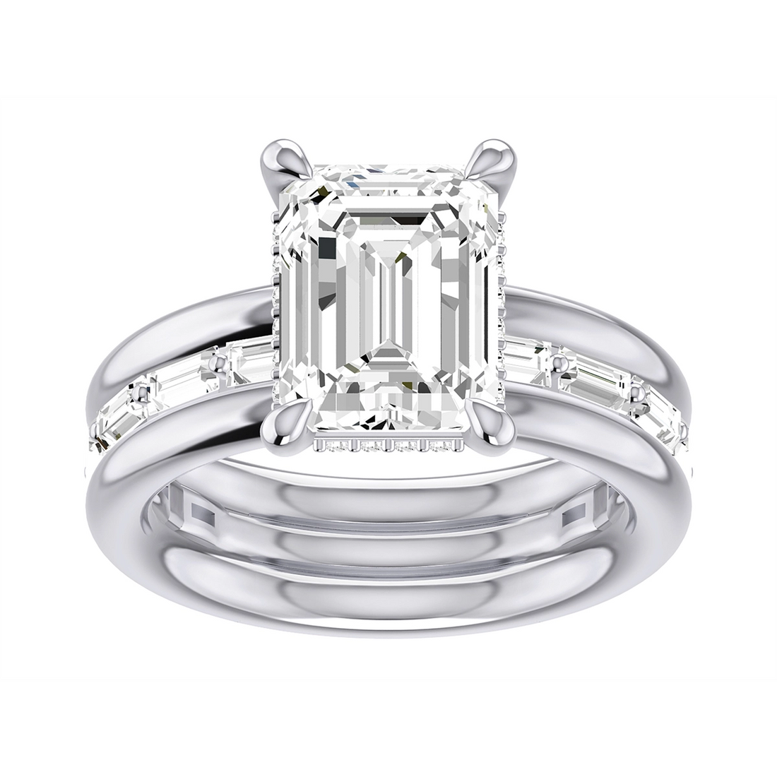 Engagement Collections Rings in Platinum/Palladium containing Diamond 460567