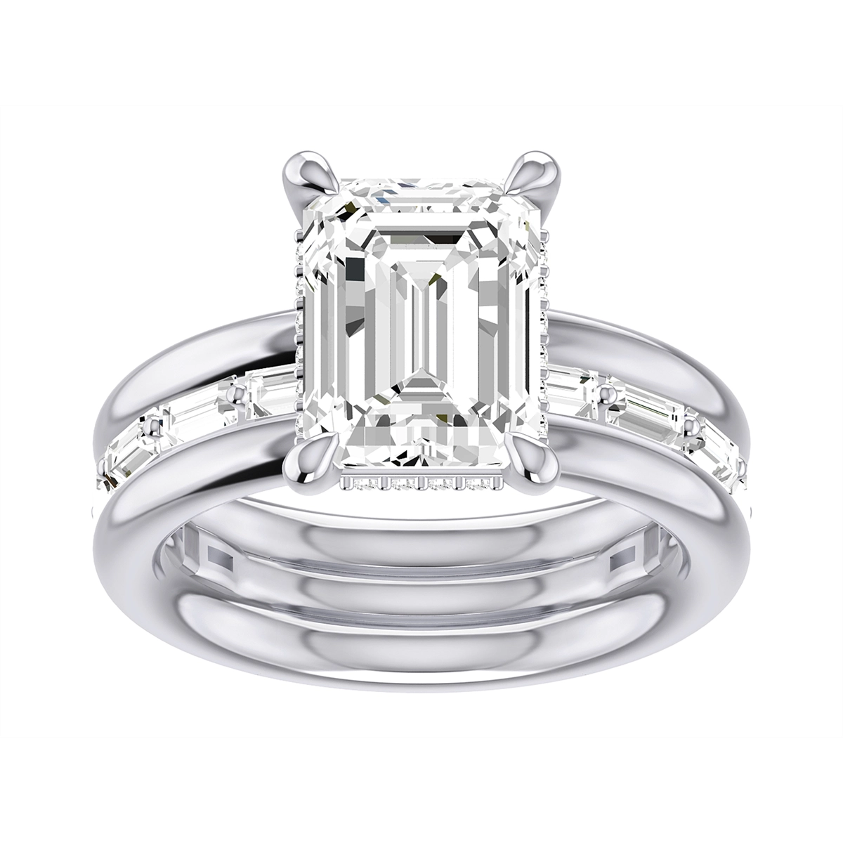 Engagement Collections Rings in Platinum/Palladium containing Diamond 460567