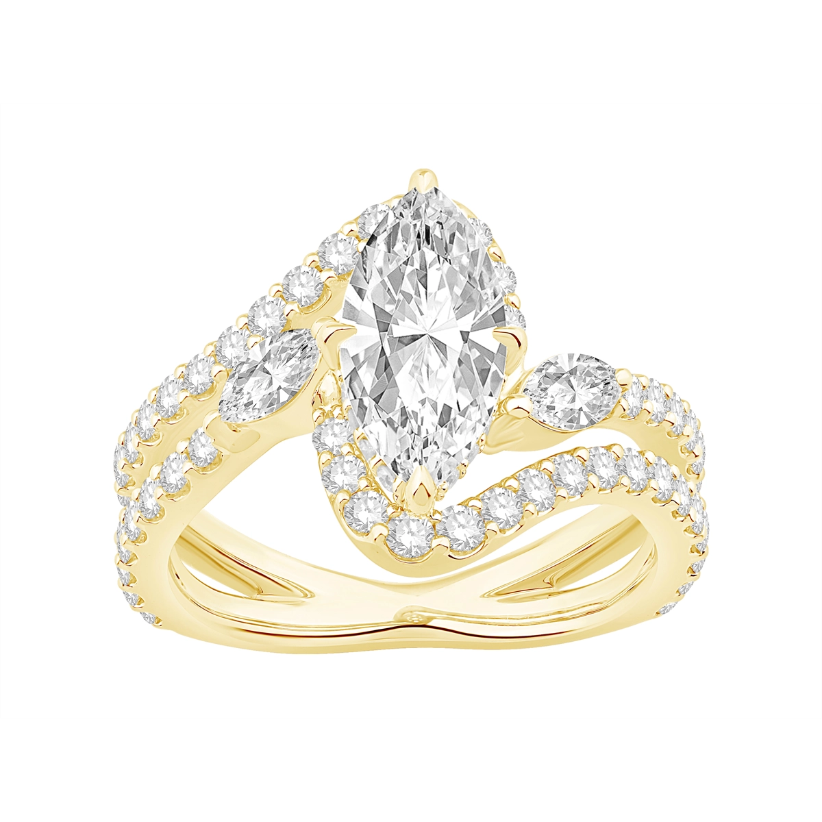 Engagement Collections Engagement Rings in Yellow Gold containing Diamond 460568