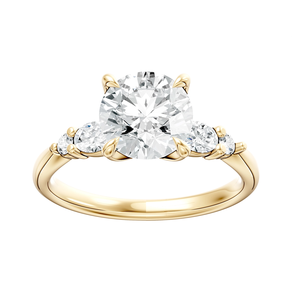 Engagement Collections Engagement Rings in Yellow Gold containing Diamond 460578
