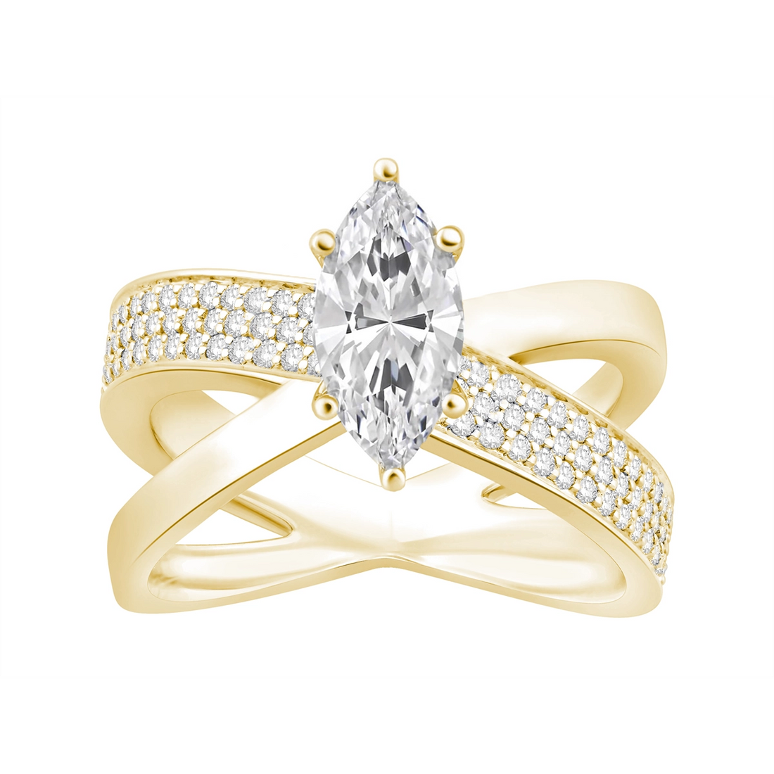 Engagement Collections Engagement Rings in Yellow Gold containing Diamond 460584