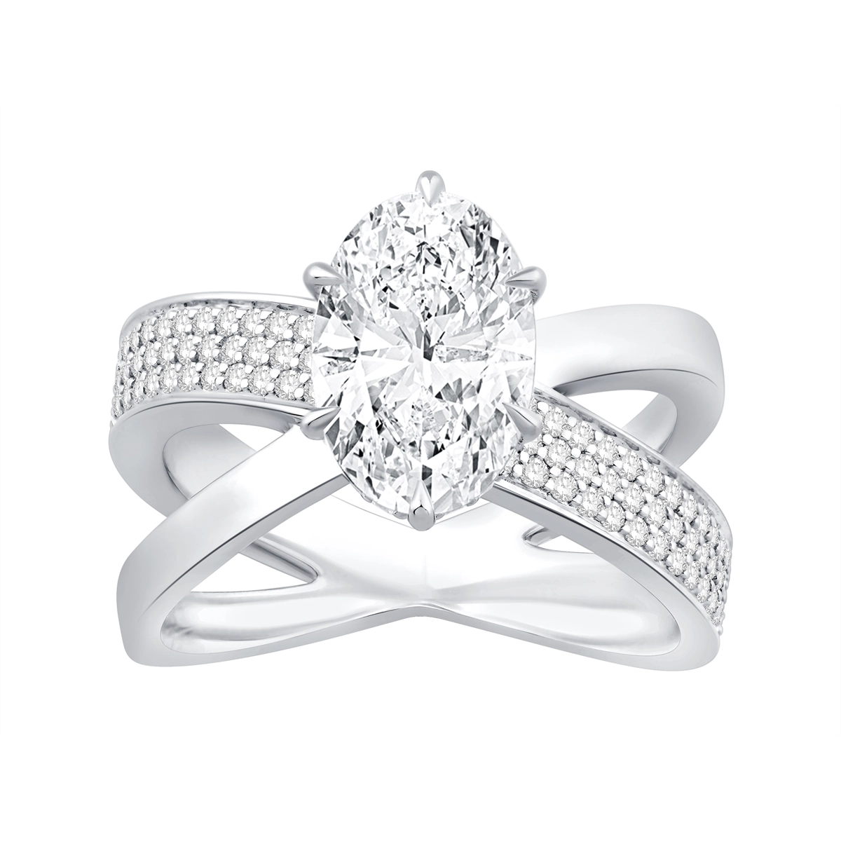 Engagement Collections Engagement Rings in Platinum/Palladium containing Diamond 460585