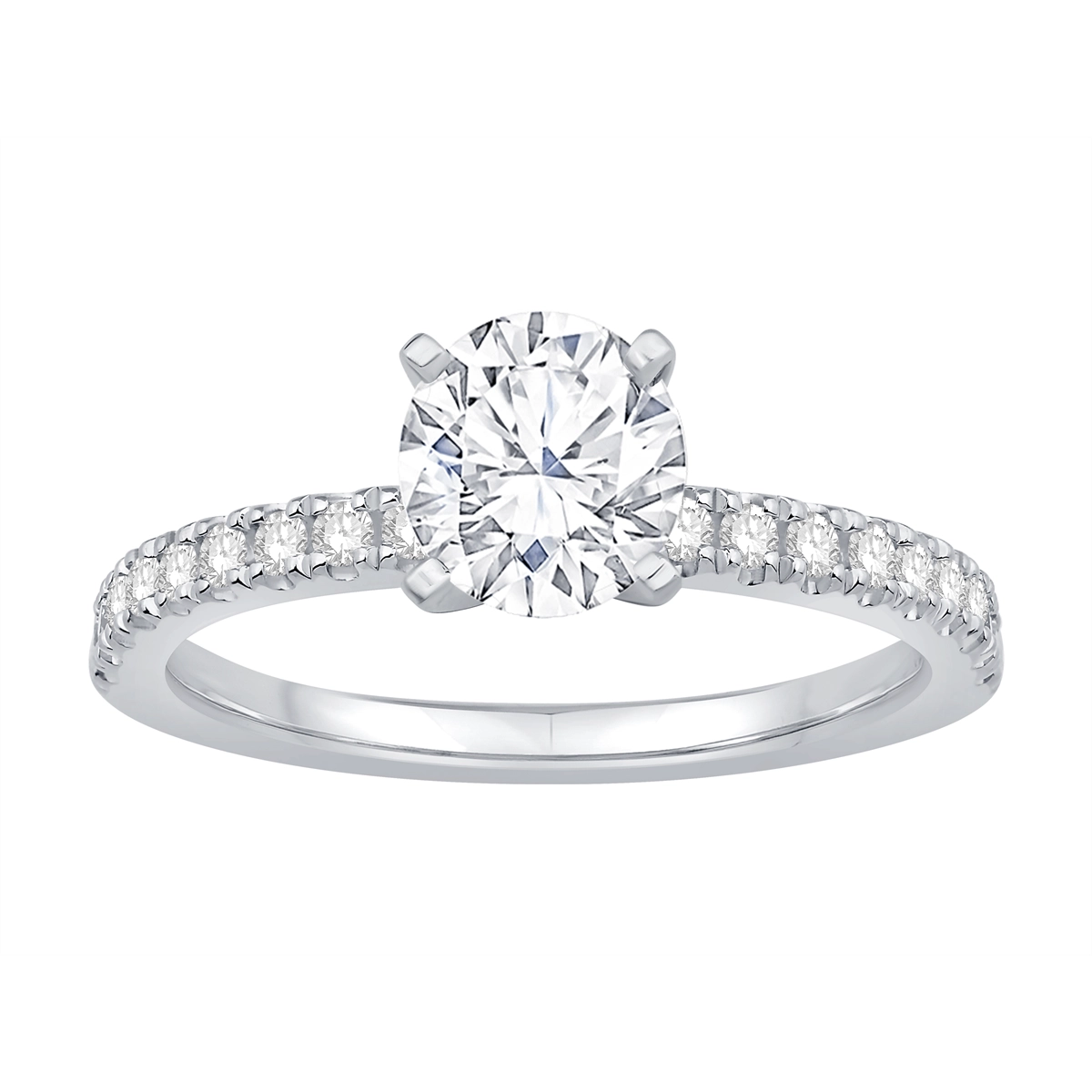 Engagement Collections Engagement Rings in Platinum/Palladium containing Diamond 460587