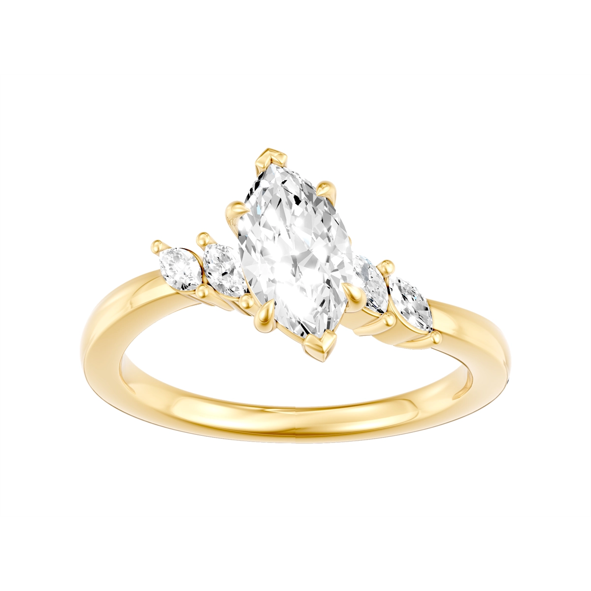 Engagement Collections Engagement Rings in Yellow Gold containing Diamond 460592