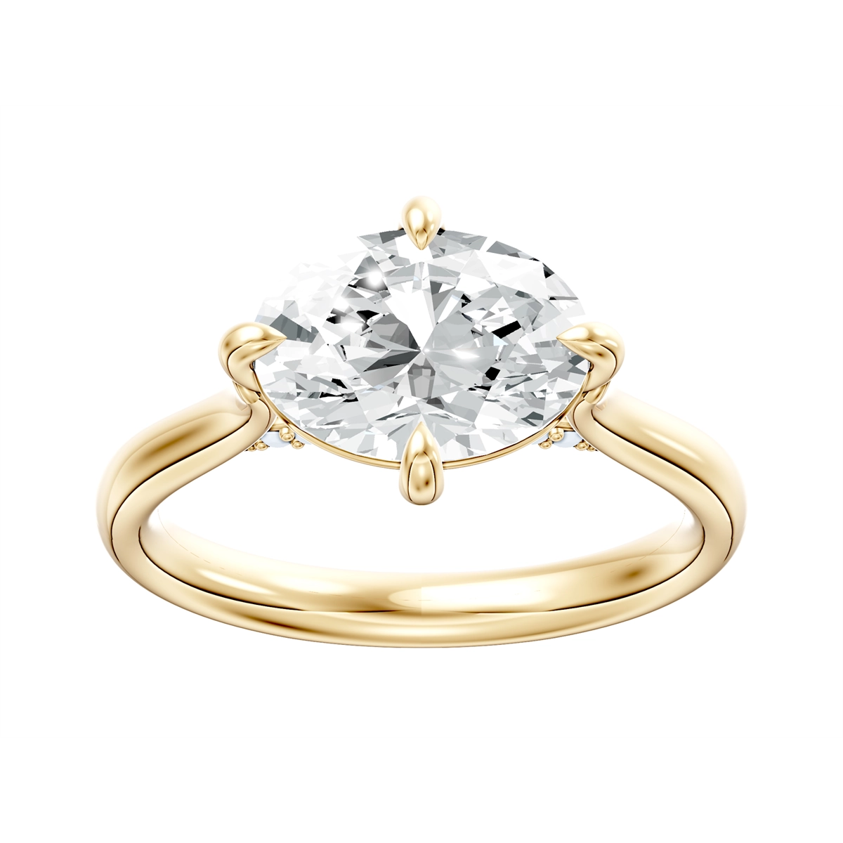 Engagement Collections Engagement Rings in Yellow Gold containing Diamond 460595